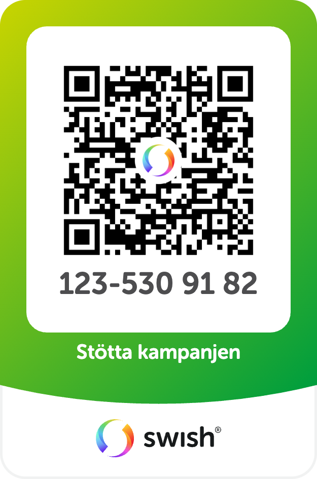 QR-kod för Swish till 123-530 91 82